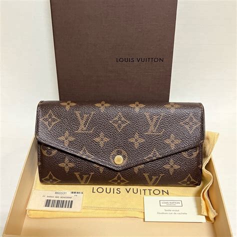 lv sarah 長夾|Louis Vuitton LV Sarah 經典信封長夾 手拿包 女款 紫紅色